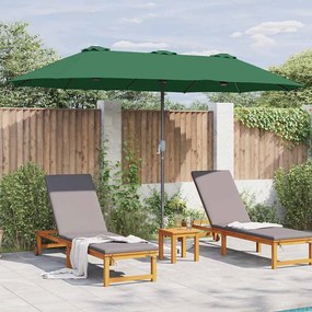 Guarda-sol de Jardim Verde 380 x 196 x 235 cm