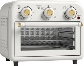 HOMCOM Forno com Fritadeira de Ar 12 L com 3 Manípulos, Convecção 360°, até 230 °C, Temporizador 60 Min, Tabuleiro e Cesto | Aosom Portugal