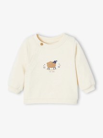 Sweat com ovelha, para bebé cru