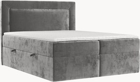 Cama divã em chenille artesanal com arrumação Imagine, H3