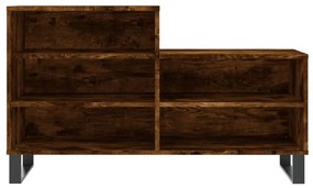 Sapateira 102x36x60 cm derivados de madeira carvalho fumado