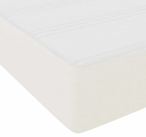 Estrutura da Cama Creme 180 x 200 cm Tecido de veludo côtelé