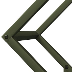 Suporte para lenha aço laminado a frio verde azeitona