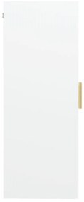 Armário de parede suspenso 69,5x34x90 cm branco