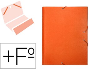 Pasta Classificadora com 12 Departamentos Laranja