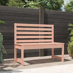 vidaXL Banco de jardim 109 cm madeira de douglas maciça