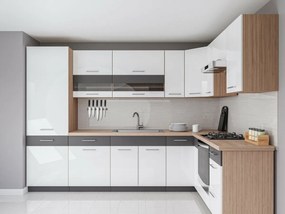 Conjunto de cozinha modular Mode White 130