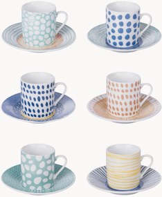 Chávenas de café e pires Marea, conjunto de 6