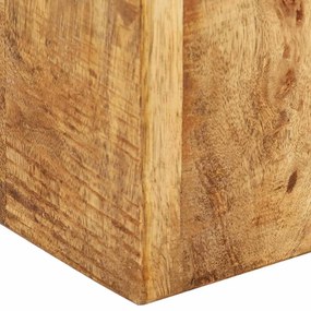 Suportes para plantas 2 pcs madeira de mangueira maciça