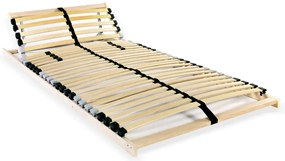 Estrado de ripas com 28 ripas 7 zonas 90x200 cm