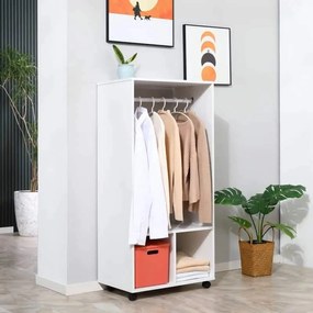 Roupeiro Abert Branco - Design Nórdico