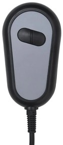 Poltrona de massagens elevatória couro artificial cinzento