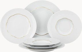 Conjunto de loiça em porcelana Sonetto, 2 pessoas, conjunto de 6