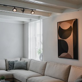 Foco de trilho monofásico preto - Go