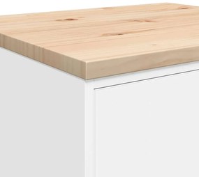 Armário de arrumação de garagem Branco 60x51x85 cm