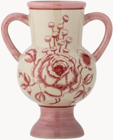 Jarra decorativa em grés pintada à mão Alea, Alt 21 cm