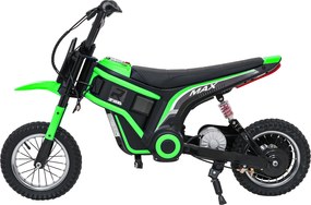 Mota eletrica bateria 350W para Crianças RZ56 MAX Rodas Ar, Couro ecológico Verde
