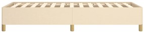 Estrutura de cama sem colchão 80x200 cm creme