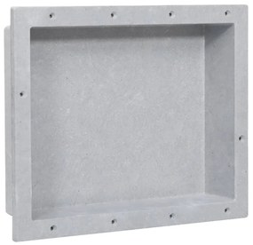 vidaXL Habitáculo de chuveiro 41x51x10 cm cinzento mate
