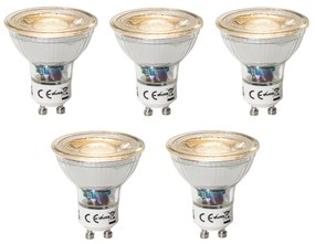 Conjunto de 5 GU10 dimbare LED lamp 3W 200 lm 2700K