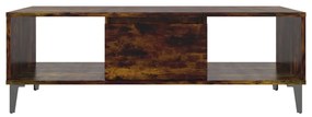 Mesa de centro derivados de madeira carvalho fumado