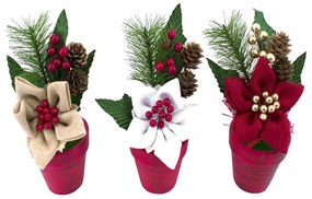 Vaso Poinsettia 19CM
