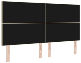 Cabeceira vidaXL Design Simples Verde Claro Cinza 180 cm em Tecido Vel