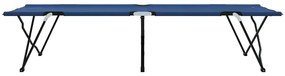 Cama Dobrável com Bolsa Azul em Tecido Oxford 600D