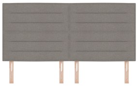 Cabeceira Design Linhas Taupe 180 cm Tecido