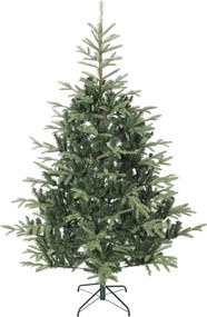 HOMCOM Árvore de Natal Artificial 210 cm com 1123 Ramos Densos e Suporte Metálico Dobrável para Interior Verde | Aosom Portugal