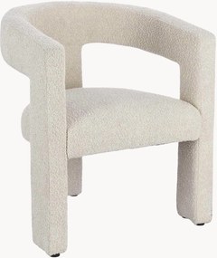 Cadeira em bouclé com estofos Arabella