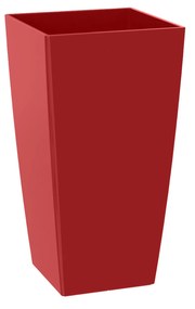 Vaso Pisa 33X33X61cm 45L Vermelho Escuro