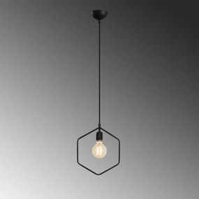Candeeiro de Teto Geonni – Preto – 30 x 6 cm