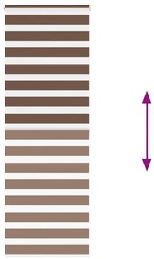 Cortina de zebra 80x200 cm largura do tecido 75,9 cm poliéster