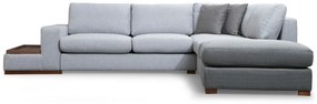 Sofá de Canto Loop – Cinzento Claro – 246 cm x 308 cm