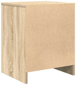 Mesa de cabeceira com gaveta 40x34x50 cm carvalho sonoma