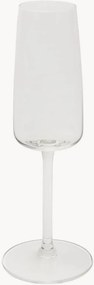 Copos de champanhe artesanais Barolo, conjunto de 6
