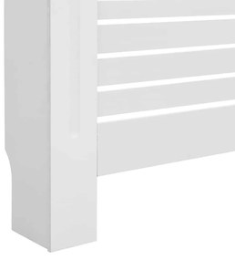 Cobertura de radiador 172x19x81,5 cm MDF branco