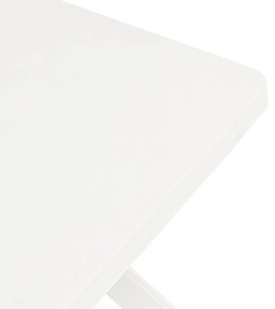 Mesa de bistrô 70x70x72 cm plástico branco