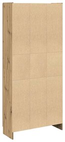 Armário alto 82,5x30,5x185 cm deriv. madeira carvalho artisiano