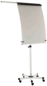 Quadro Branco Tripé 70x100cm Flip Chart com Rodas Roll Up
