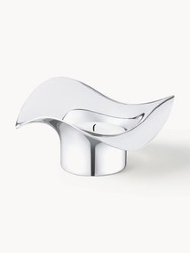 Castiçais em aço inoxidável com forma orgânica Cobra, conjunto de 2