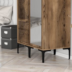Roupeiro Kumsal PR – Nogueira – 80x47,5x201,4 cm