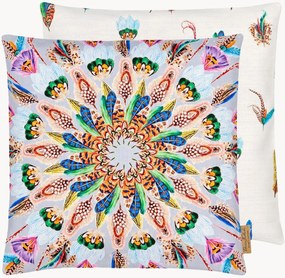 Capa de almofada reversível em algodão Feathers