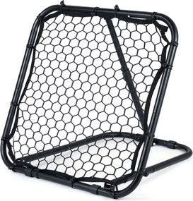 Rede de Ressalto para Futebol, 85 x 80 x 85 cm, Inclinação Regulável em 5 Níveis, Preto
