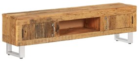 Suporte para TV madeira reciclada maciça 140x30x40 cm