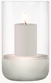 Suporte para vela de vidro Calma, Alt 20 cm