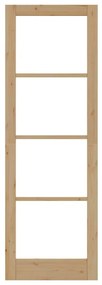 porta interior com vidro "ORKDAL" 78x232x4 cm em madeira sólida de pin