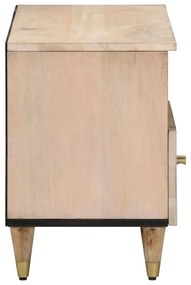 Móvel de TV 80x33x46 cm madeira de mangueira maciça