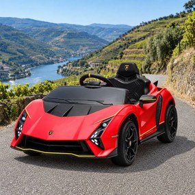 Carro elétrico para Crianças Lamborghini Invencible vehicle Red